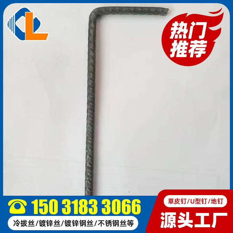 地釘固定器圖片 表面帶紋草坪釘 草坪釘子 草皮地釘